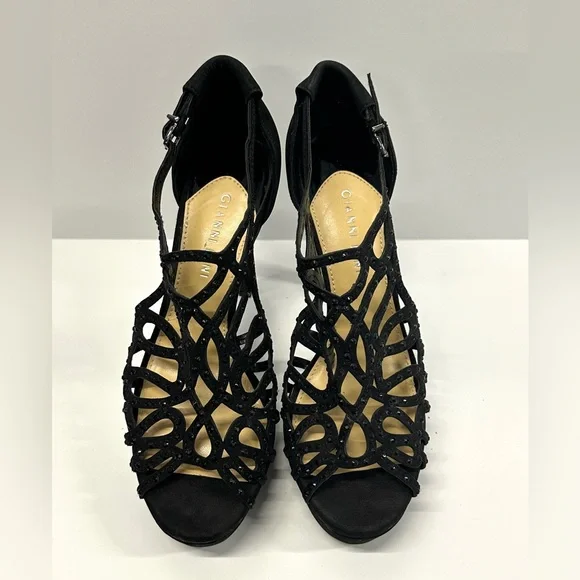 Gianni Bini Shoes Gianni Binni Black Platform Studded Sandals